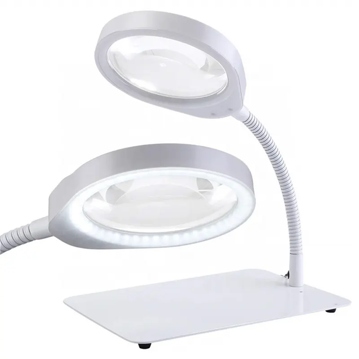 Lampada da lettura con ingrandimento